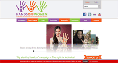 Desktop Screenshot of handsoffwomen-how.org